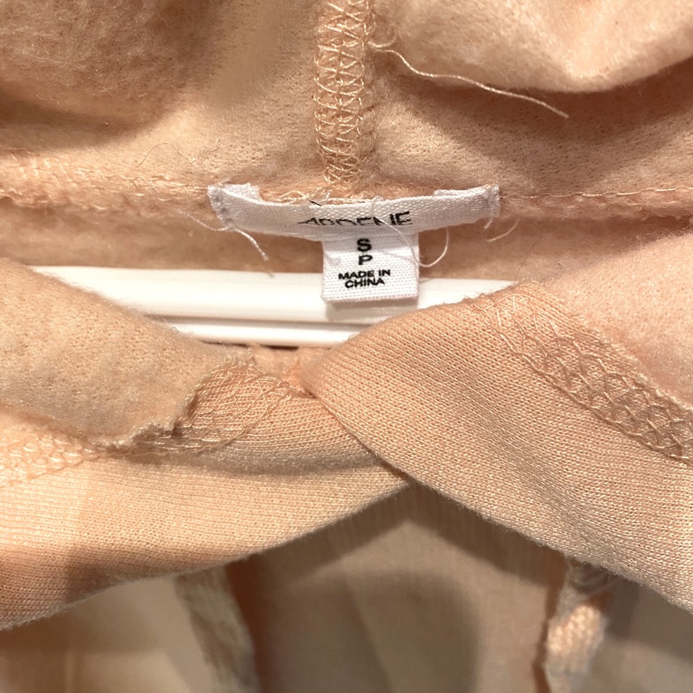 Ardene • Peach&White long sleeve hoodie «GIRLS» - Picture 10 of 11
